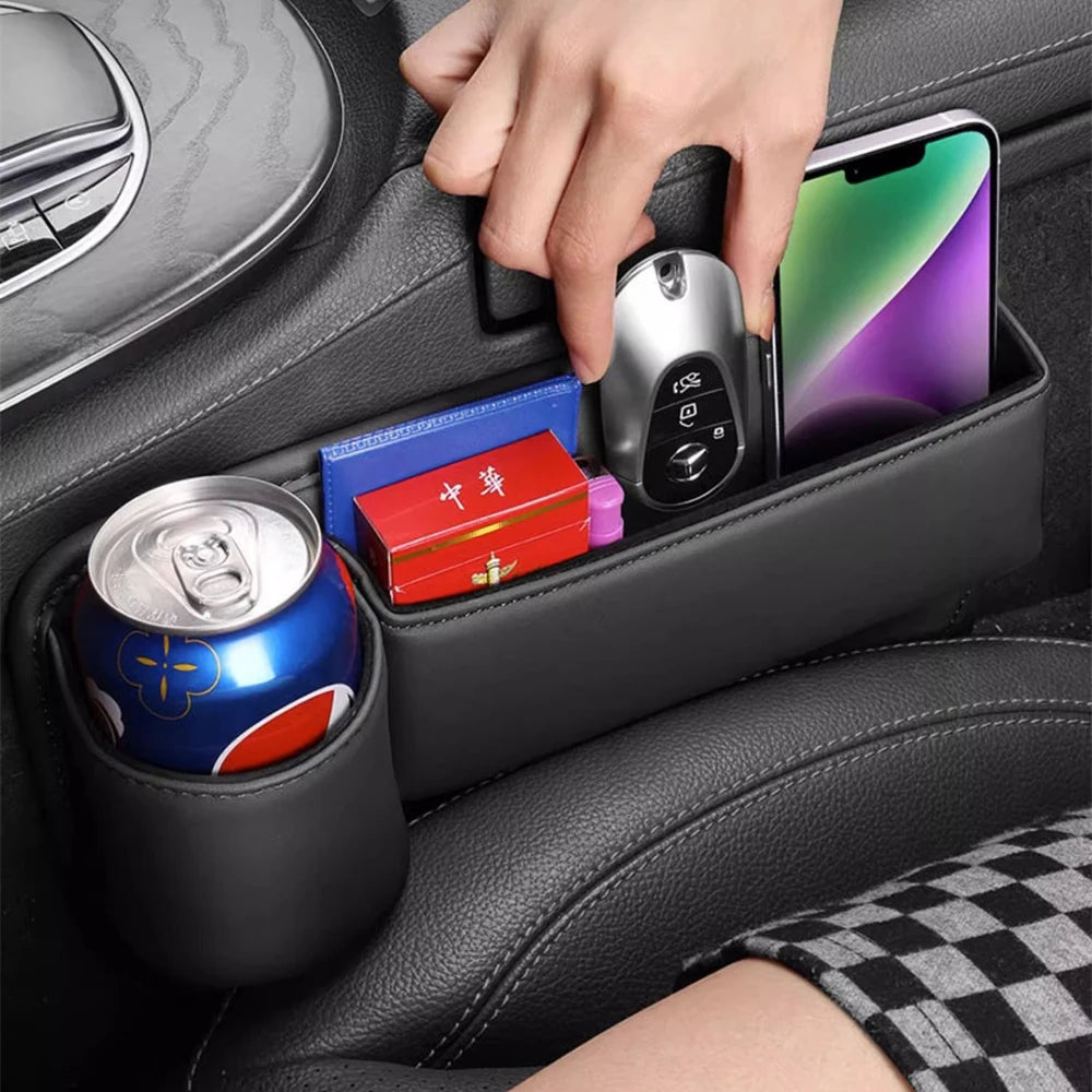 Multifunction Car Seat Gap Organizer Storage Box Pocket Universal Wallet Keys Card Cup Phone Holder Auto Interior Accessories