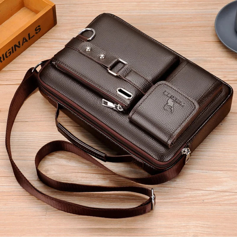 Suitcase Bag Men Leather Women's Briefcase Bag Men's Executive Briefcase in Legitimate Leather Designer Luxury Bags Handbag