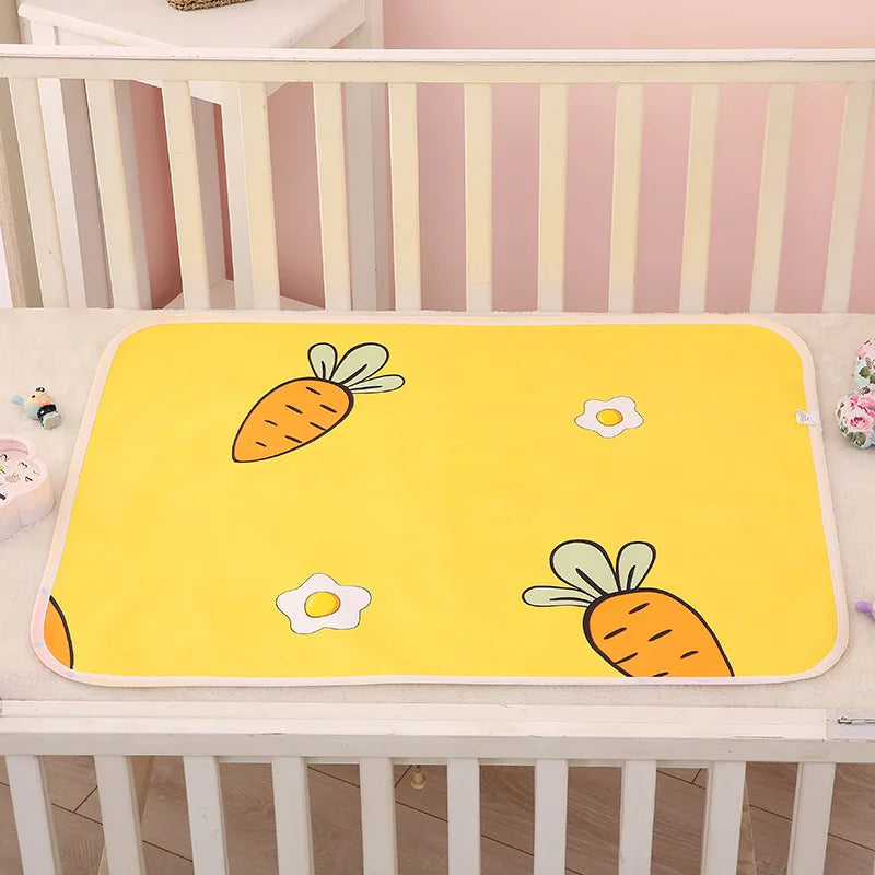 Reusable Baby Changing Mat Cover Diaper Mattress Bed Sheets for Newborn Baby Waterproof Portable Change Pad Table Floor Play Mat