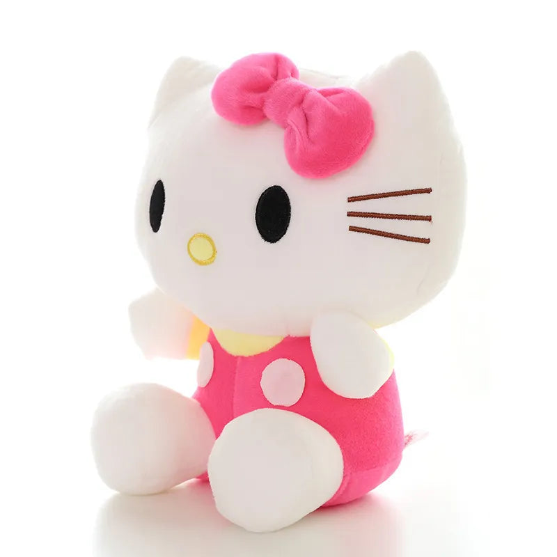 Hello Kitty Plush Toy Sanrio Plushie Doll Kawaii Stuffed Animals Cute Soft Cushion Sofa Pillow Home Decor Children Birthday Gift