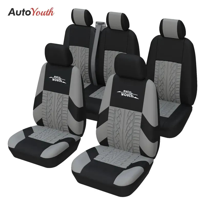 Universal Seats Covers High Quality Covers Car Interior Suitable for Two Rows of Seats (Double Front Seats and 2+1 Seats)