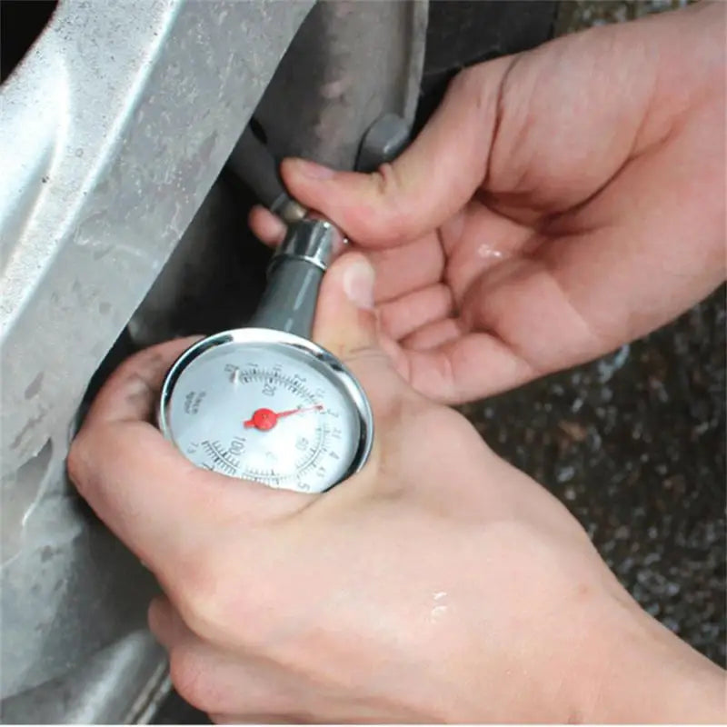 Auto Car Tire Pressure Gauge High-precision Tire Pressure Monitor Stainless Steel Manometer Air Pressure Meter Dial Tire Gauge