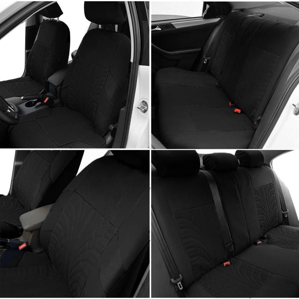 Brand Embroidery Car Seat Covers Set Car Organizer Universal For golf 4 For Citroen C4 For izh 2126 For Hyundai Ai 20 For Honda