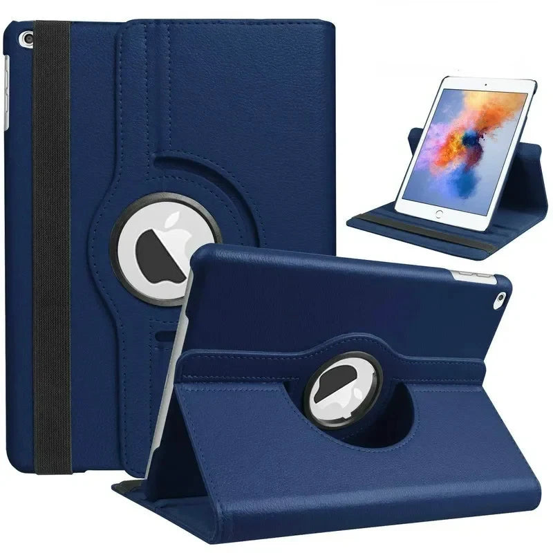 For iPad Air 2 Air 1 Case Cover iPad 9.7 2018 2017 Tablet Cases 5th 6th 7 8 9 10.2 Funda 360 Degree Rotating Leather Smart Coque