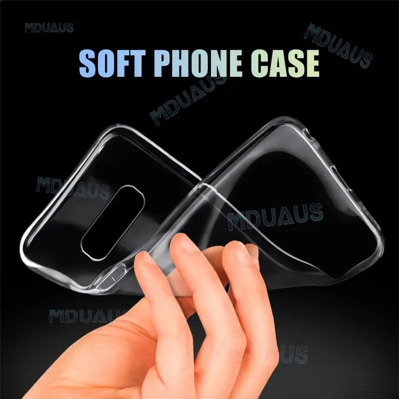 Transparent Soft Case For Samsung Galaxy S20 FE S21 S22 S23 Ultra S8 S9 S10 Plus S10E Phone Shell For Note 8 9 10 20 Back Cover