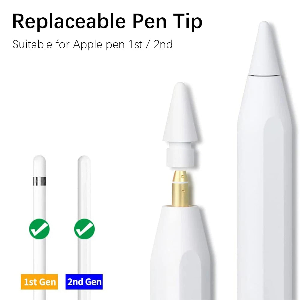 Apple Pencil 1st 2nd Generation Tip For Apple Pen Nib Double Layered For Ipad Stylus Pen Replacement IPencil Tips Accessory