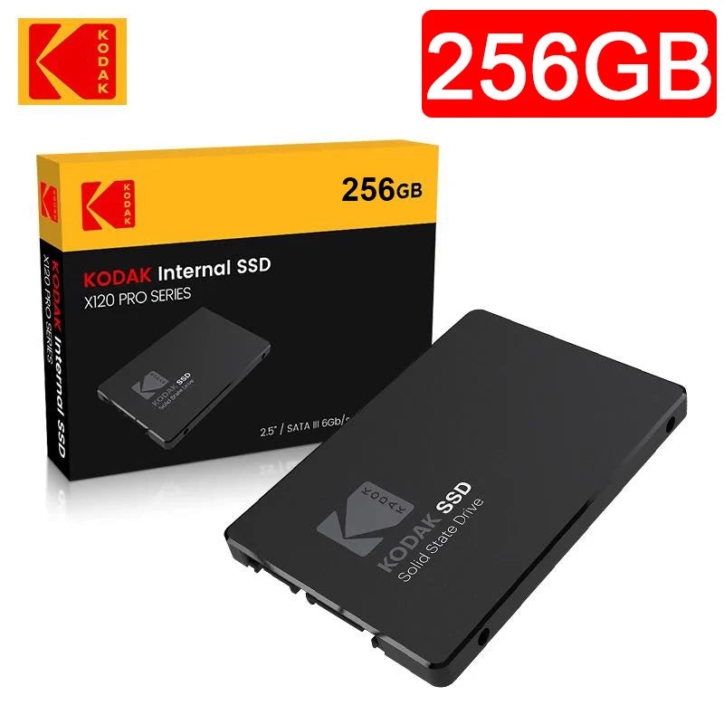 Kodak X120Pro SSD Drive HDD Hard Disk SSD 256GB Hard Drive Disk 2.5 "Internal Solid State Drive 256GB SSD For Laptop PC