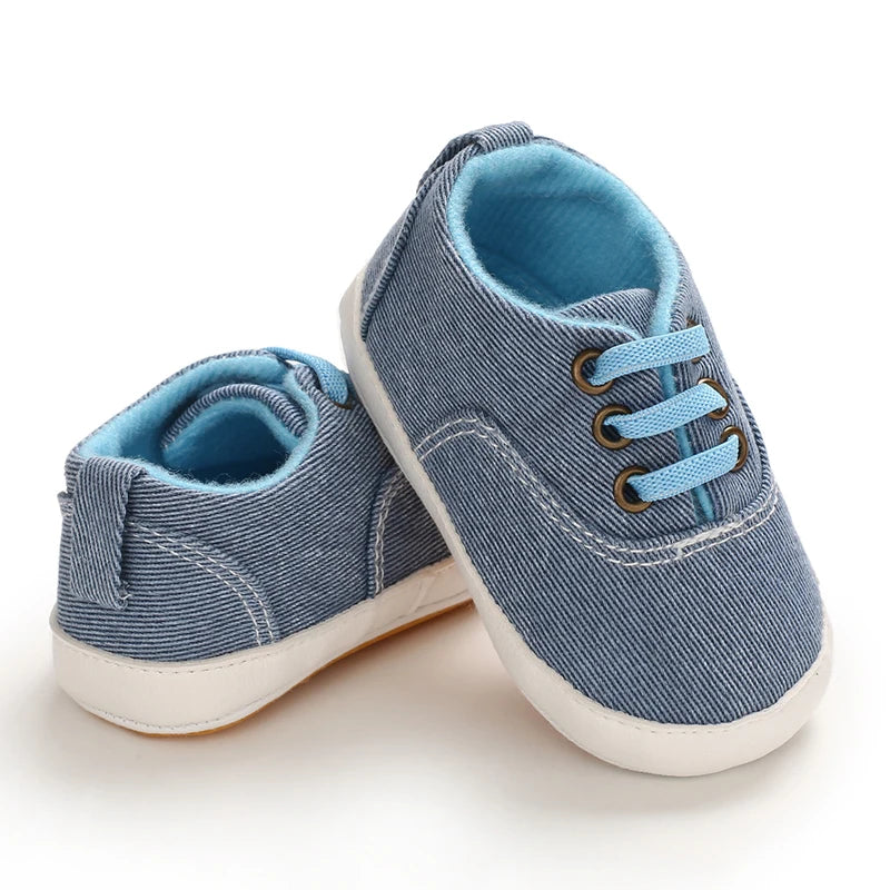 Neonatal Multicolor Canvas Shoes Fashion Men's and Women's Sports Shoes Baby Popular Rubber Soles New Baby Casual Shoes