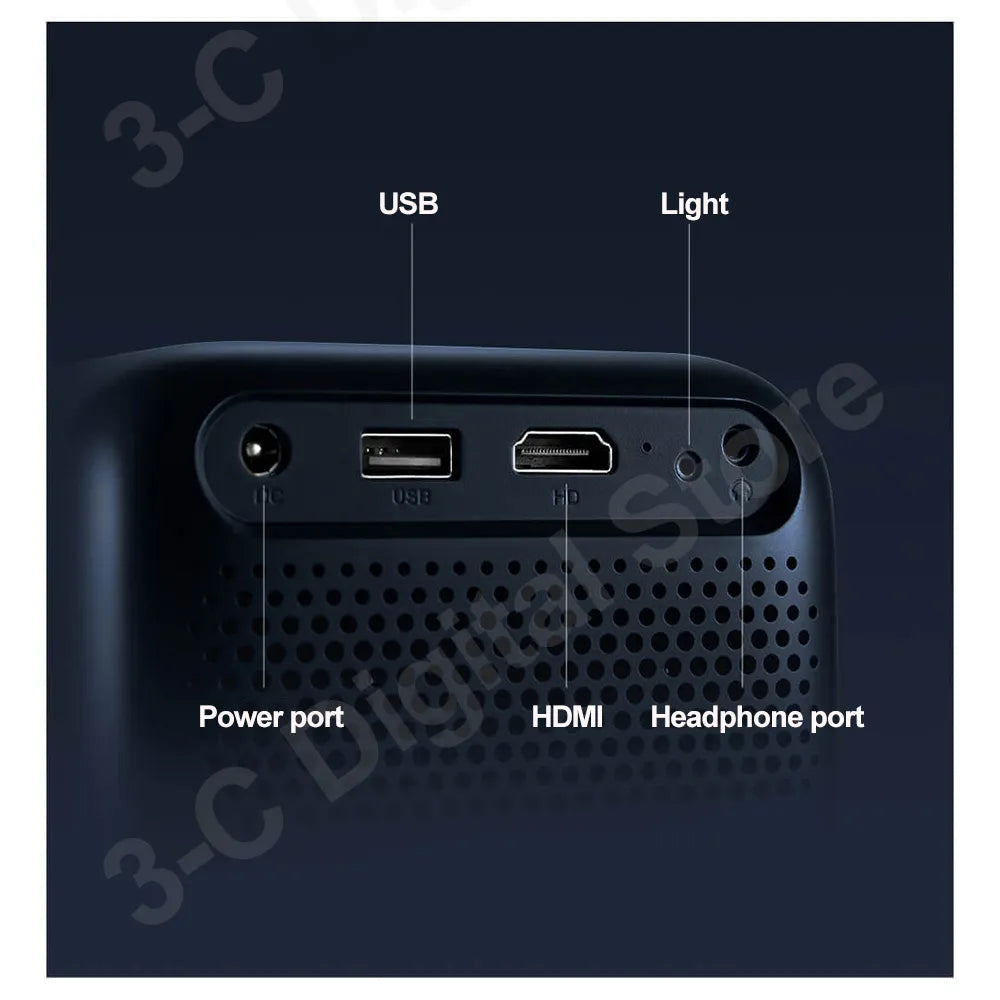 جهاز عرض ذكي محمول جديد من وانبو T2 Max لعام 2023، إصدار عالمي، بدقة عالية 1080 بكسل، 450 لومن، مع خاصية التركيز التلقائي بالذكاء الاصطناعي، وجهاز عرض مسرح منزلي محمول