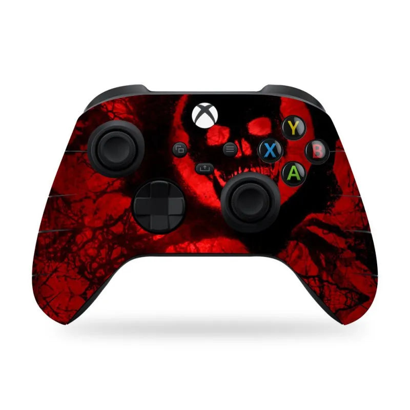 Skin Sticker For XBOX Series X/S Controller Dust-proof Anti-slip Stickers For XBOX Series X Console Joystick Game Accessories