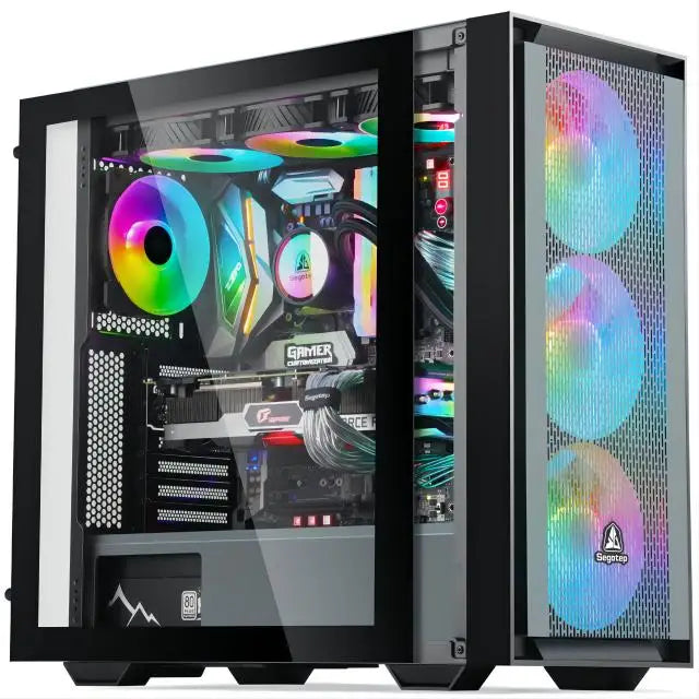 Aotesier Affordable Computer core i9 i7 i5 CPU full set 8G/16G RAM 500GSSD home office gaming pc desktop computer gamers PC GAME