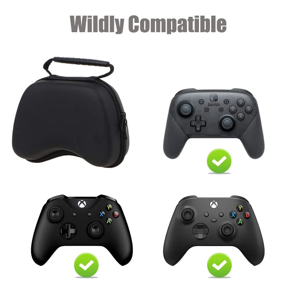 Portable Hard EVA Carrying Case for Xbox One Series S X Game Controller Storage Bag Comaptible Nintendo Switch Pro Gamepad Box