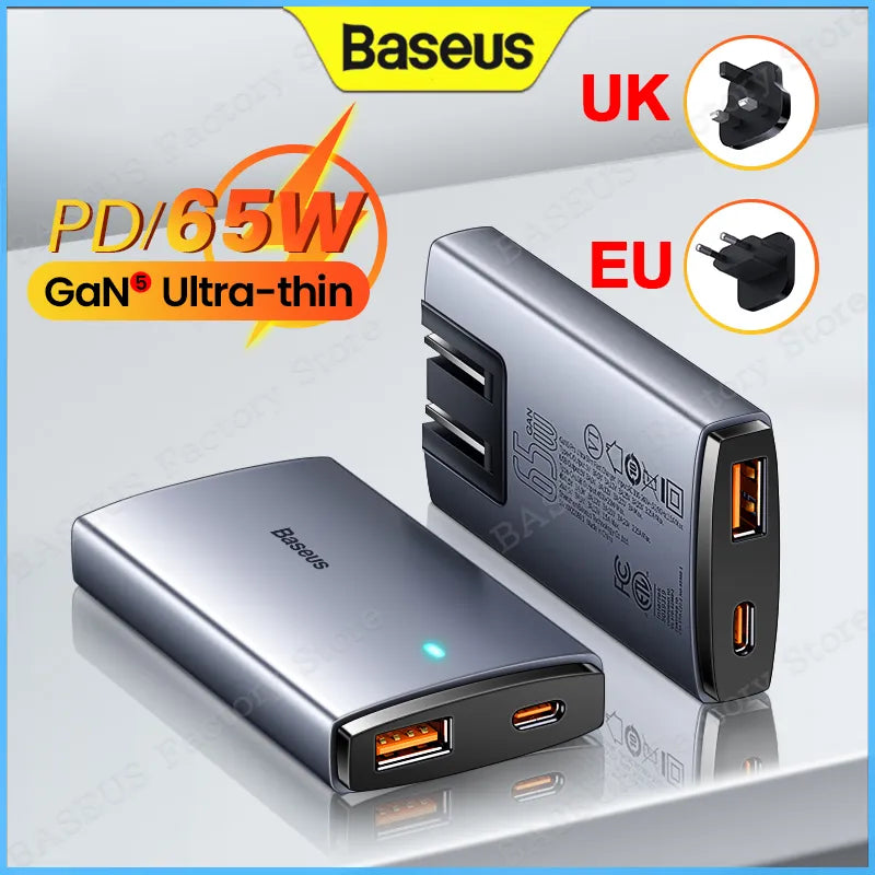 Baseus  Charger  USB Type C - Portable Travel Charger