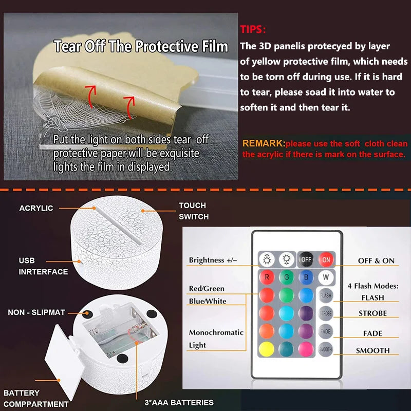 Gamepad Gifts 3D LED Gaming Setup Rgb Lamp for Palystaion Games Accessory Desk Lamp Kids Gamer Room Decor Christmas Light