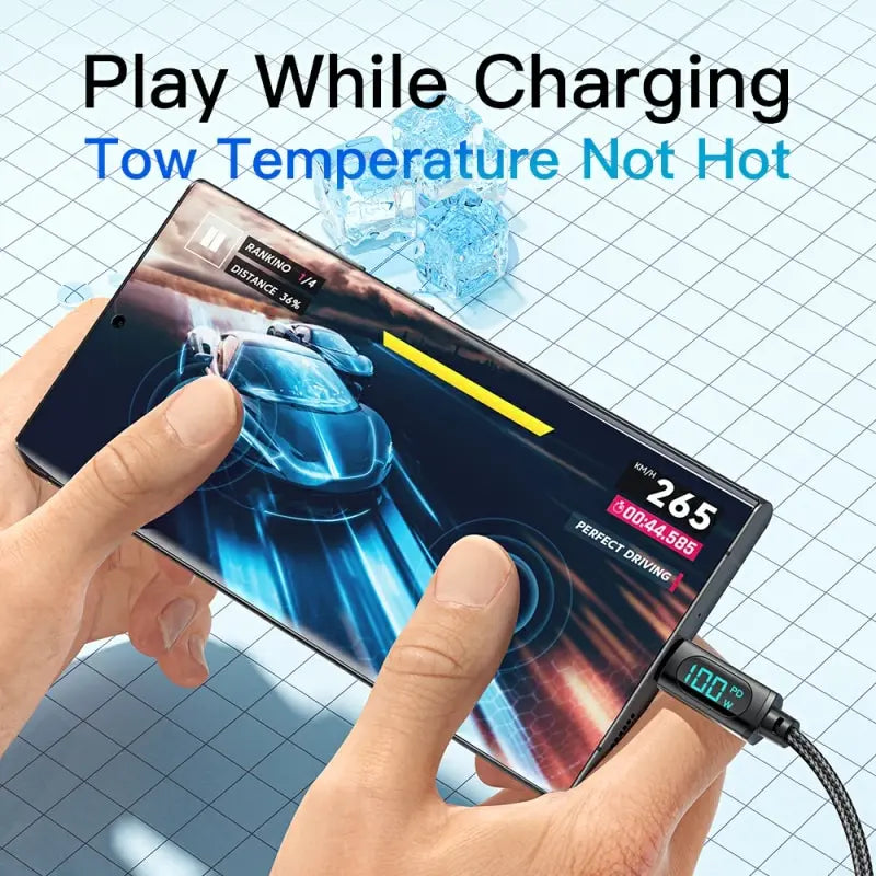 Essager Type C to Type C Cable 100W PD  Fast Charging