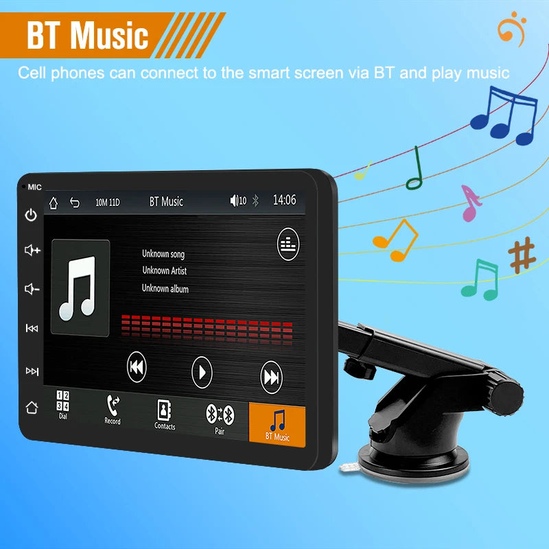 7inch Car Radio Multimedia Video Player Touch Screen Wireless Apple CarPlay Tablet Android Stereo Bluetooth Navigation