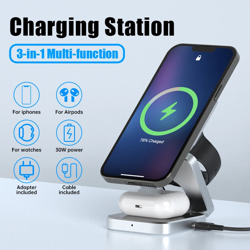 Fast wireless charging station