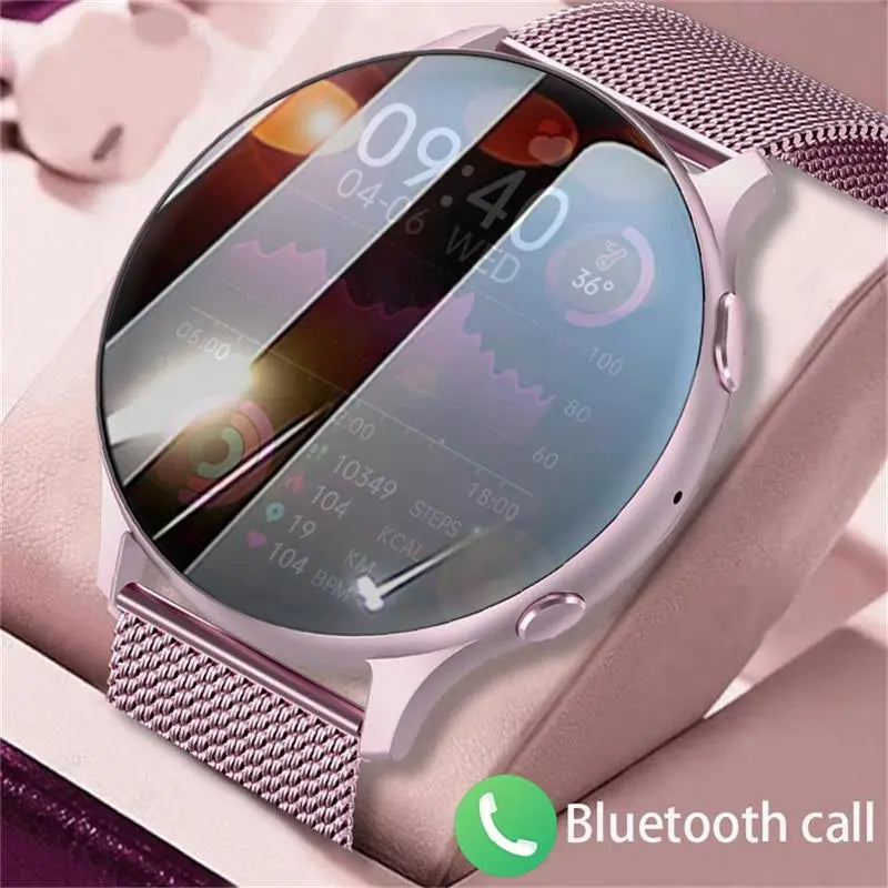 2023 Fashion Smart Watch Ladies Heart Rate Blood Pressure Custom Dial Sport Fitness Watch Men Woman Waterproof Smartwatch Women