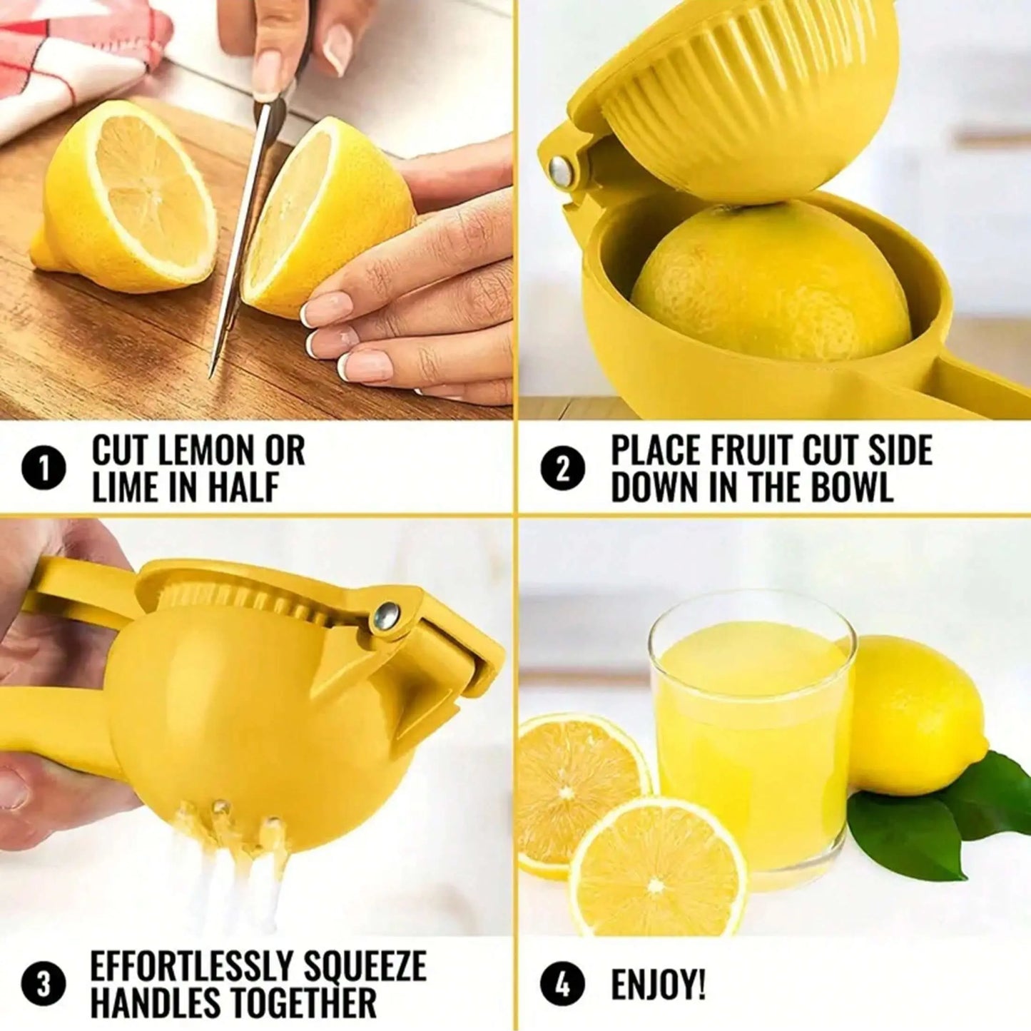 Home Manual Lemon Squeezer Aluminum Alloy Hand Pressed Orange Fruit Juicer Portable Practical Kitchen Tools Mini Blender