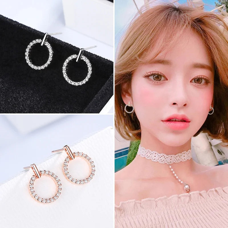 Hot selling original 925 sterling silver multi style earrings, women's fashion gifts, silver jewelry