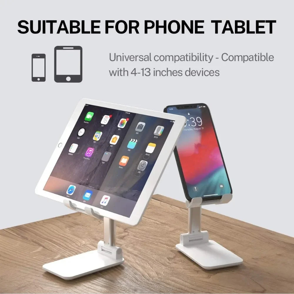 New Desk Mobile Phone Holder Stand Adjustable Desktop Tablet Holder Universal Table Cell Phone Stand