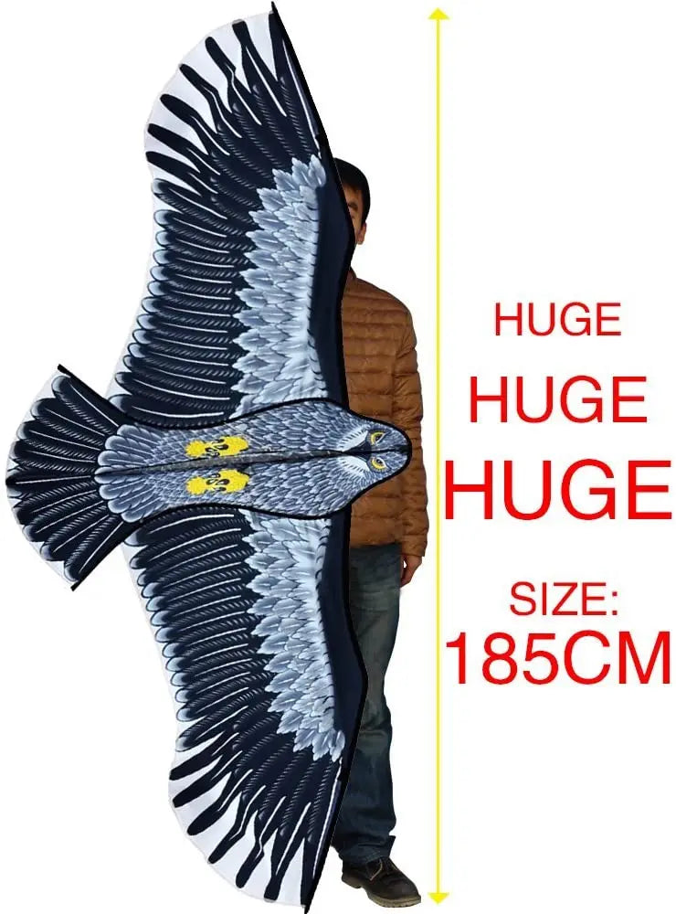 New  Outdoor Fun Sports Huge 185cm Eagle Kite With Handle Line Novelty Toy Kites For Adult /Kids Large Good Flying