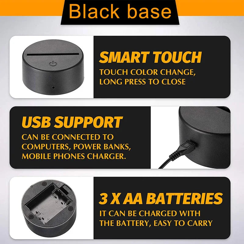 Gamepad Gifts 3D LED Gaming Setup Rgb Lamp for Palystaion Games Accessory Desk Lamp Kids Gamer Room Decor Christmas Light