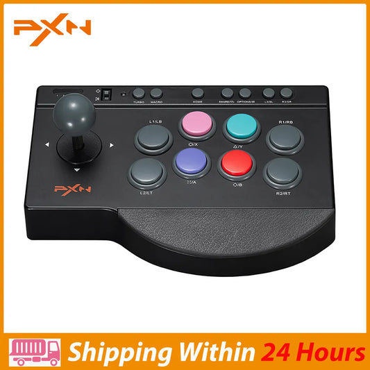 Joystick PC Controller for PS4/PS3/Switch/Android/Xbox One/Series Arcade Fighting Game Fight Stick PXN 0082 USB Street Fighter