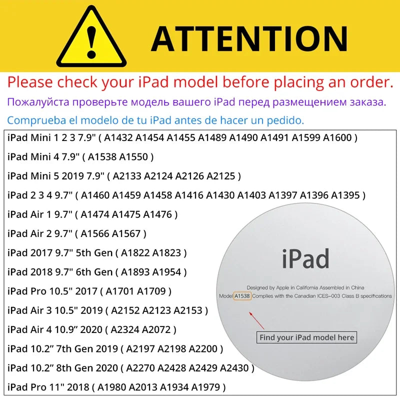 iPad Air 2 Air 1 Case Cover iPad 9.7 2018 2017 Tablet Cases 5th 6th 7 8 9 10.2 Funda 360 Degree Rotating Leather Smart Coque