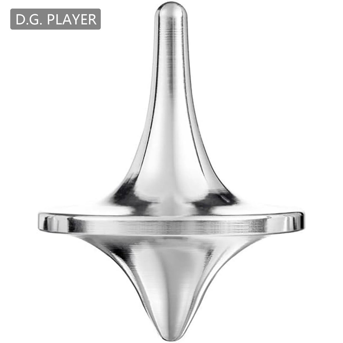 D.G. PLAYER Spinning Top - World Famous Spinning Tops Metal Accurate Spinning Top Long Time Little Fidget Toy Balance