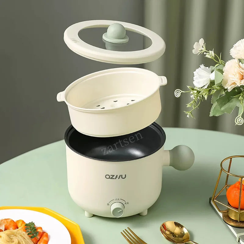 Electric Rice Pot Multicooker Hotpot Stew Heating Pan Noodles Eggs Soup Steamer Rice Cookers Cooking Pot for Home