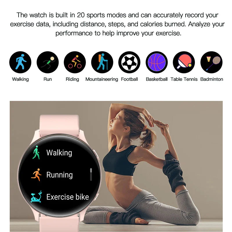 Smartwatch Women Men AMOLED 360*360 HD Pixel Display Smartwatches Ladies 2023 New