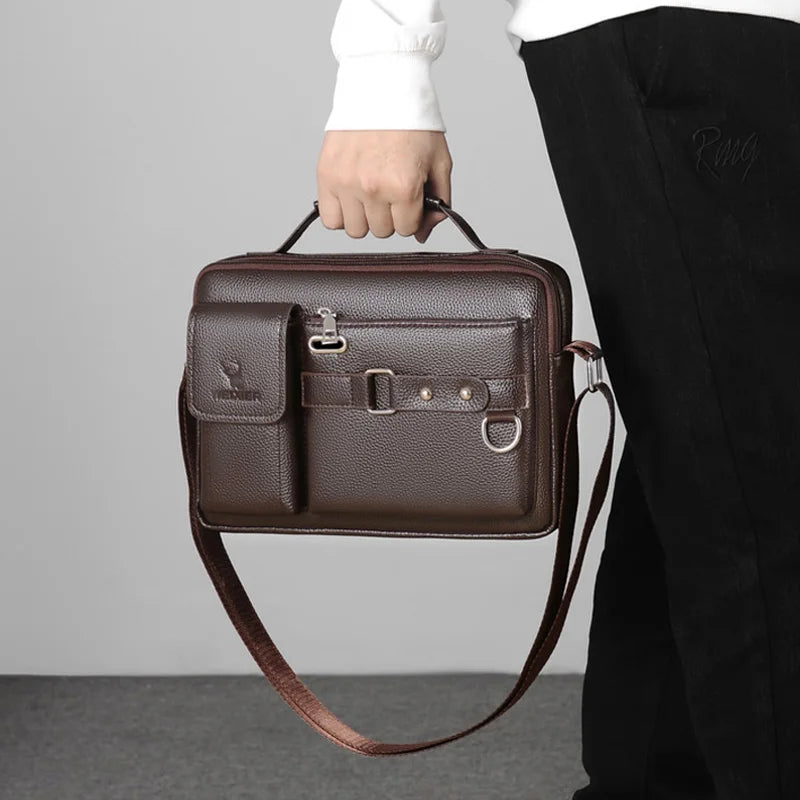 Suitcase Bag Men Leather Women's Briefcase Bag Men's Executive Briefcase in Legitimate Leather Designer Luxury Bags Handbag