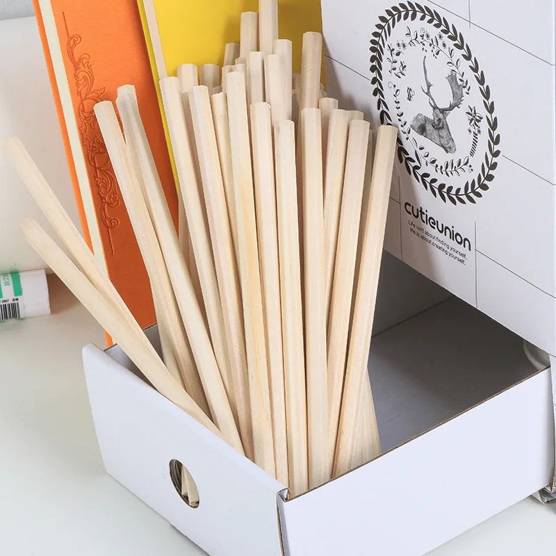 20/50/100pcs Eco-friendly Natural Wood Pencil Black Non-toxic Standard HB Pencil Stationery Sketch Pencil Office School Supplies