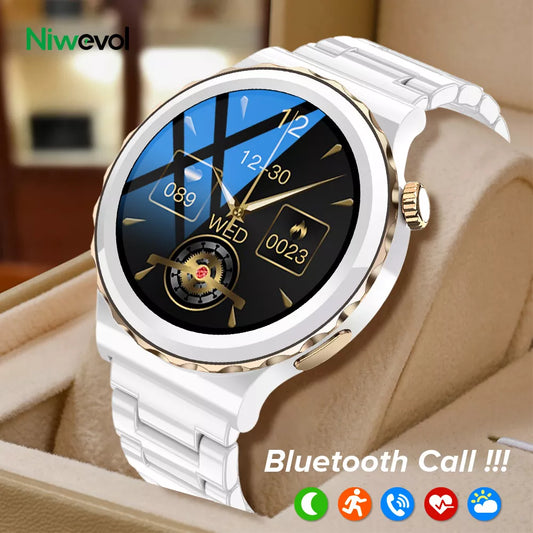 New Smart Watch Women Bluetooth Music Playback Dial Answer Call Sports Mode IP67 Waterproof Smartwatch Men