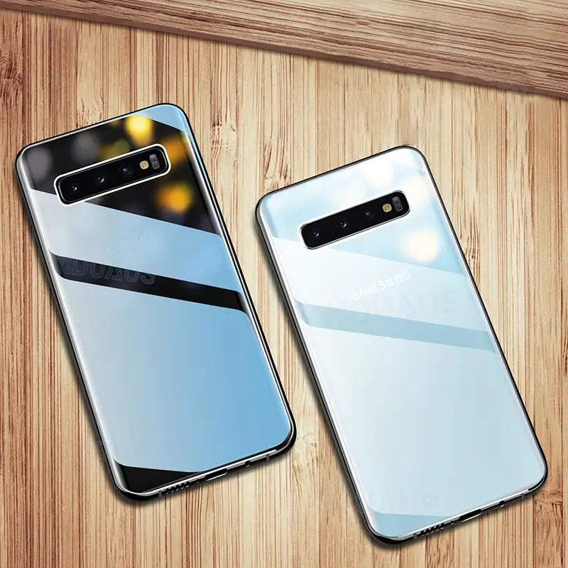 Transparent Soft Case For Samsung Galaxy S20 FE S21 S22 S23 Ultra S8 S9 S10 Plus S10E Phone Shell For Note 8 9 10 20 Back Cover