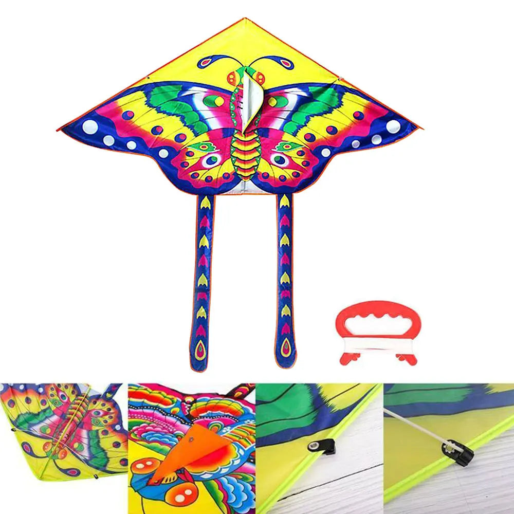 Butterfly Kite with Handle Line Children Kite Flying Toy Easy Control Ripstop Nylon Birds Eagle Kite Outdoor Toys Kites Toys