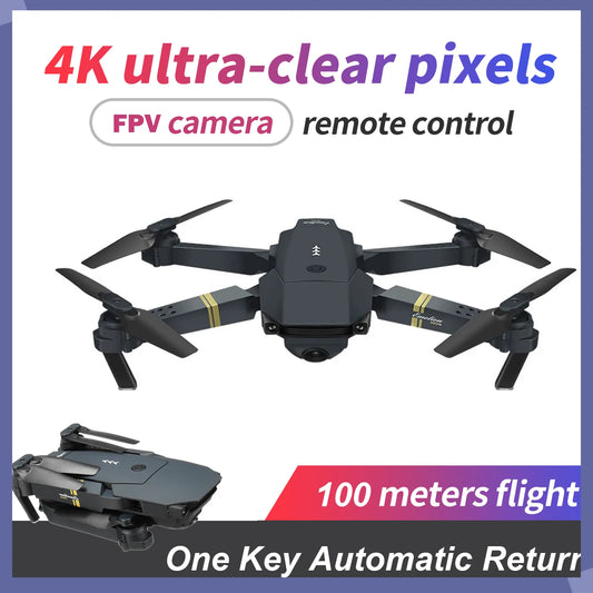 NEW E58 RC Drone WiFi FPV Altitude Hold Foldable Quadcopter with Battery 1080P 4K HD Camera RC Drone Helicopter Drone Gift Toys