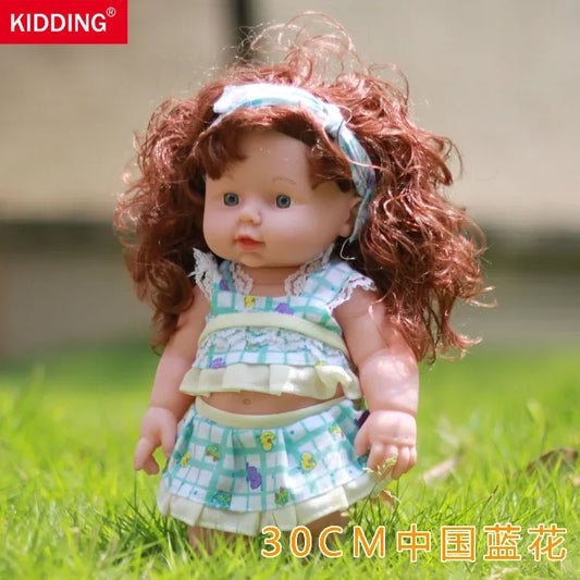 Reborn Doll Baby Girl Toys 30cm Soft Vinyl Silicone Lifelike Alive Babies Toys Kids Girls Birthday Chirstmas Gift Toys for Girls