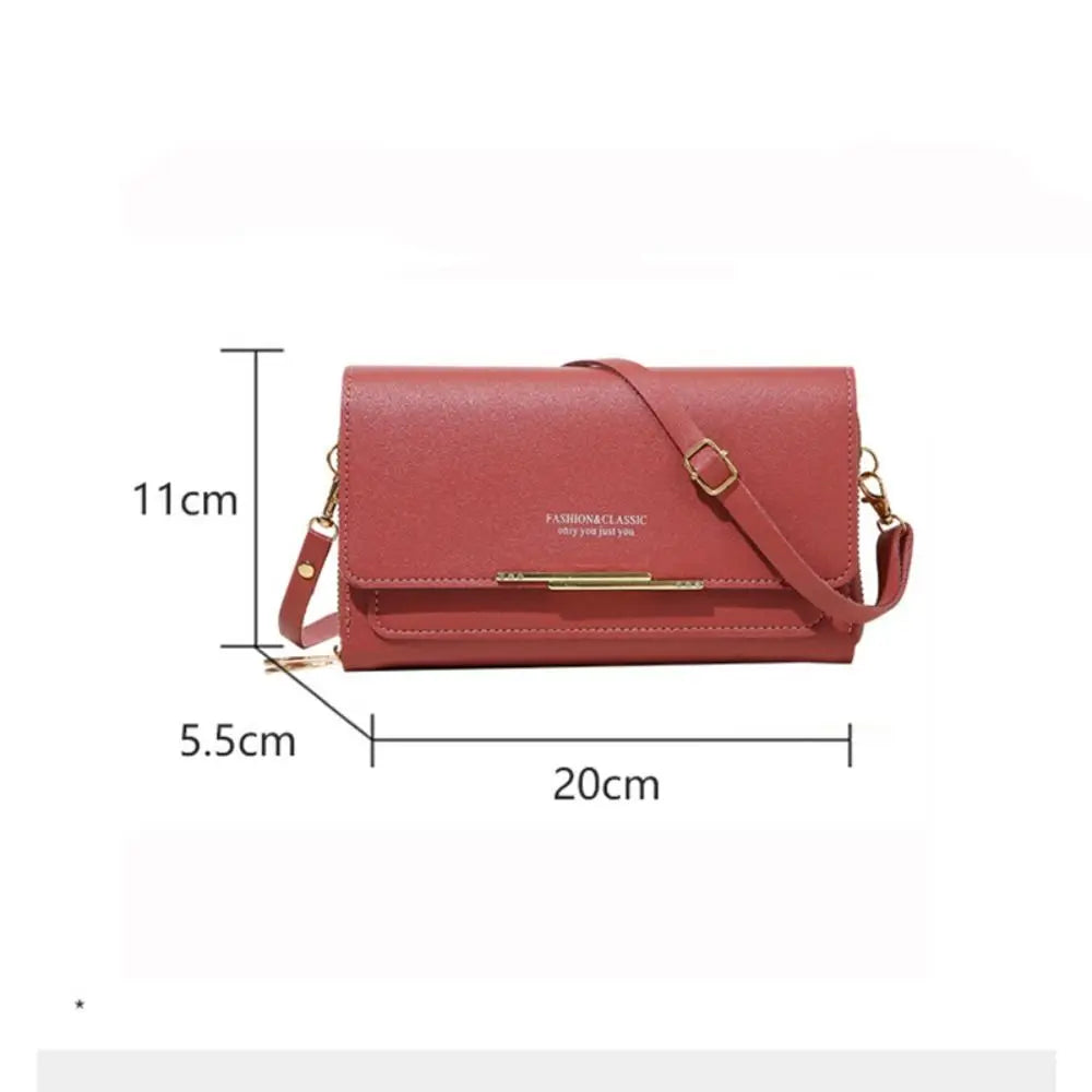 Retro Women Messenger Bag Fashion PU Leather Cross Body Shoulder Bag Large-capacity Handbag Ladies Bags Wallet