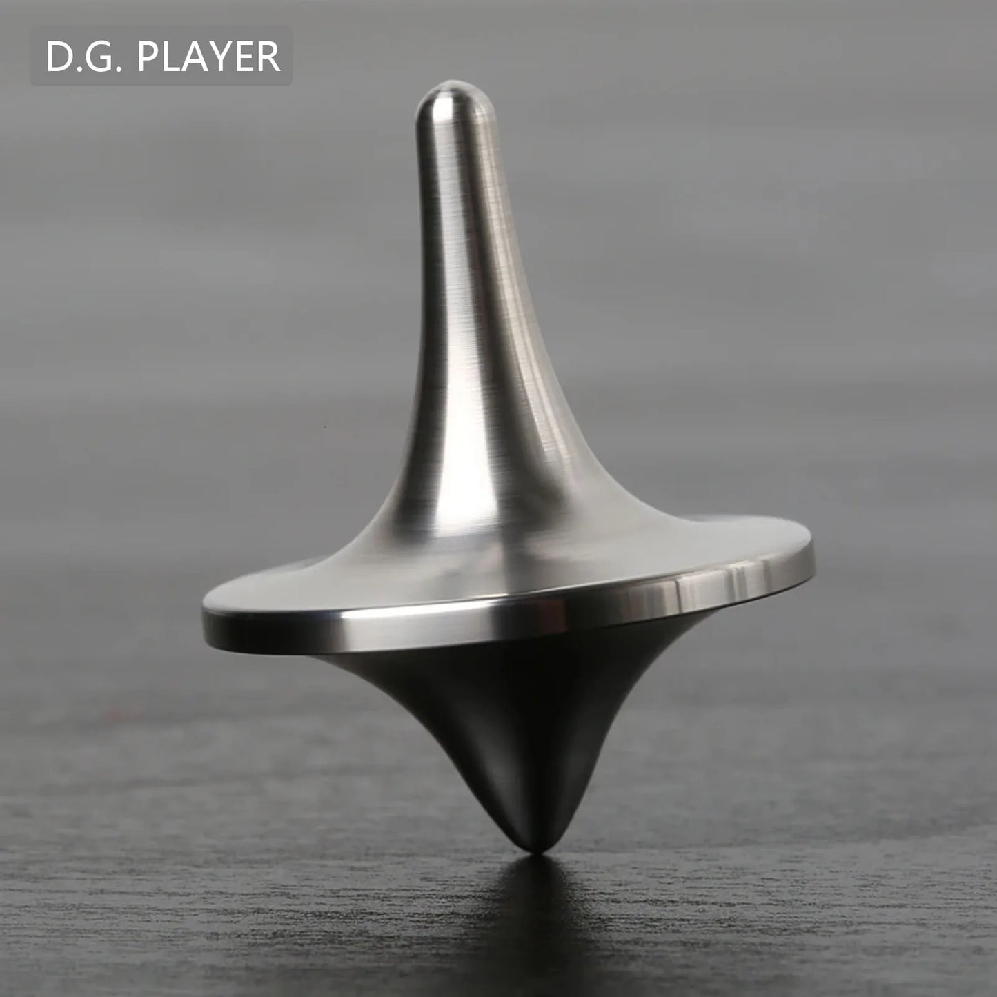 D.G. PLAYER Spinning Top - World Famous Spinning Tops Metal Accurate Spinning Top Long Time Little Fidget Toy Balance