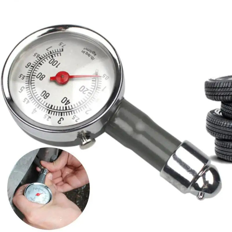 Auto Car Tire Pressure Gauge High-precision Tire Pressure Monitor Stainless Steel Manometer Air Pressure Meter Dial Tire Gauge