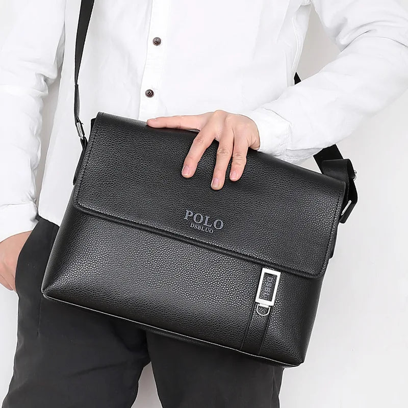 Luxury Men Briefcase Leather Shoulder Bag 2022 Crossbody Designer Business Messenger Bags Male Brand Men's Small Handbags