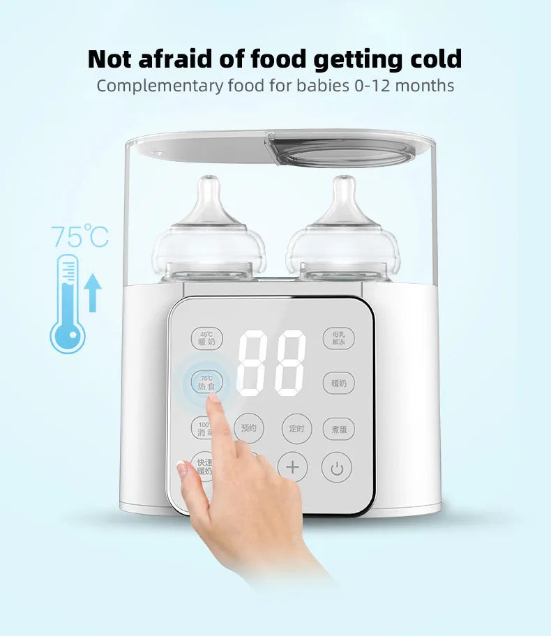 Baby Bottle Warmer Multi function Fast Baby Accessories Food Heater Milk Warmer Steriliser with ACcurate Temperature Control