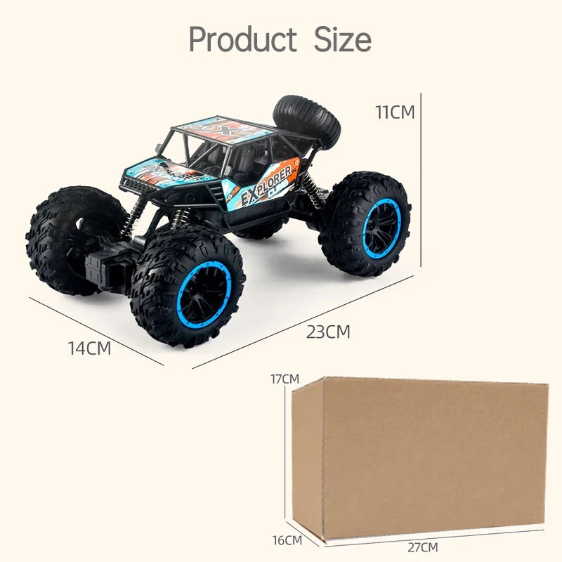 2.4G Model Remote Control Vehicle Toys Off-road Four-wheel Drive RC Climbing Car Toys Outdoor Vehicle Toy Gifts for Kids Boys