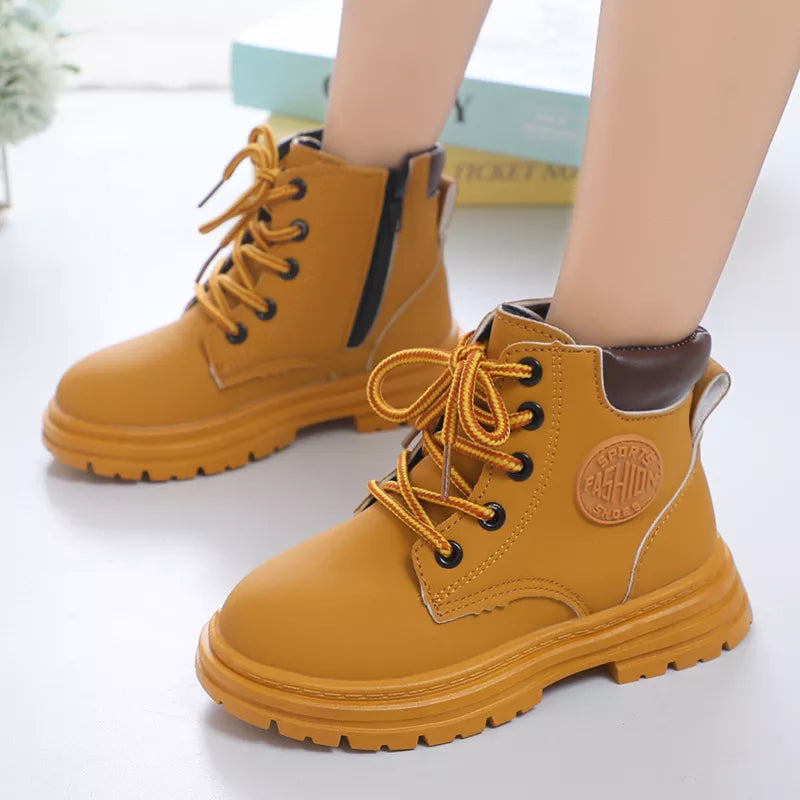 Kids Boots for Boys Girls Unisex Children Fashion Ankle Boots 2023 Brand New Auutmn Winter Rubber Boots Toddlers Big Child 21-36