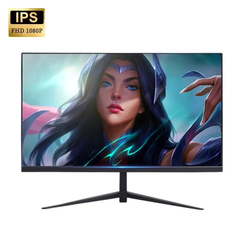 22 Inch Monitor 75Hz LED Display PC IPS FHD Office Desktop Computer Screen Flat Panel 22" 1920*1080 VGA/HDMI-compatible