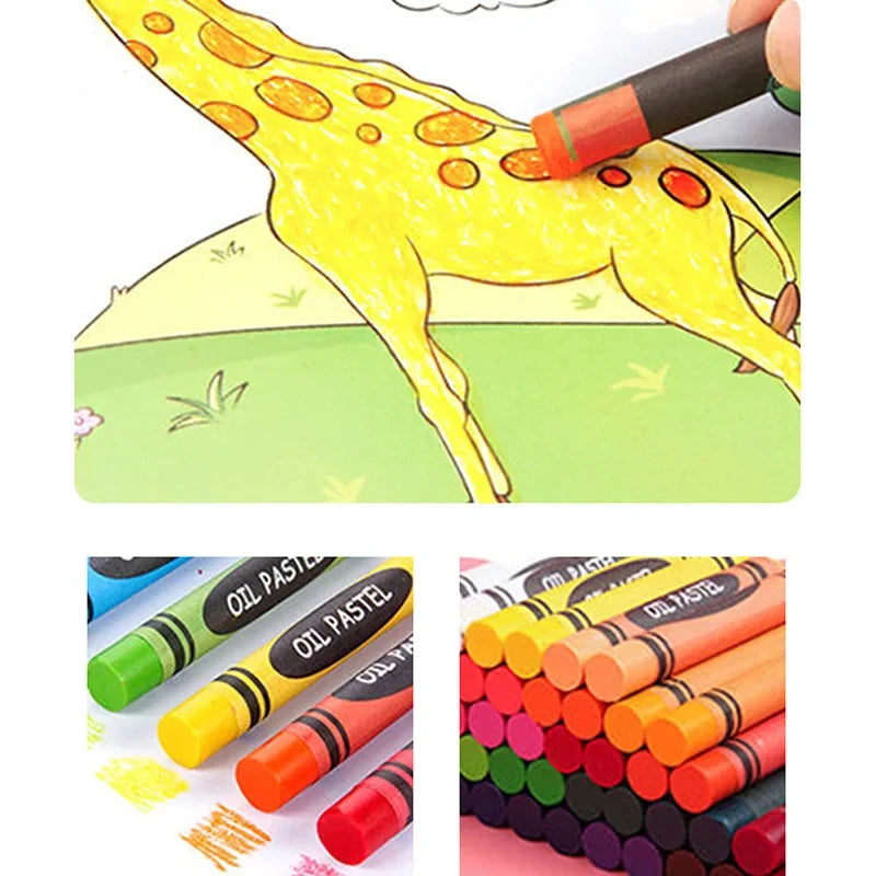 42-208PCS Children Art Painting Set Toys Painting Watercolor Drawing Board Tools Watercolor Pencil Crayon Kids Educational Toys