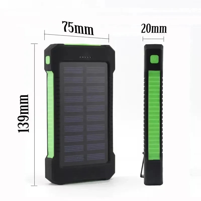 Solar Power Bank - Portable - Waterproof