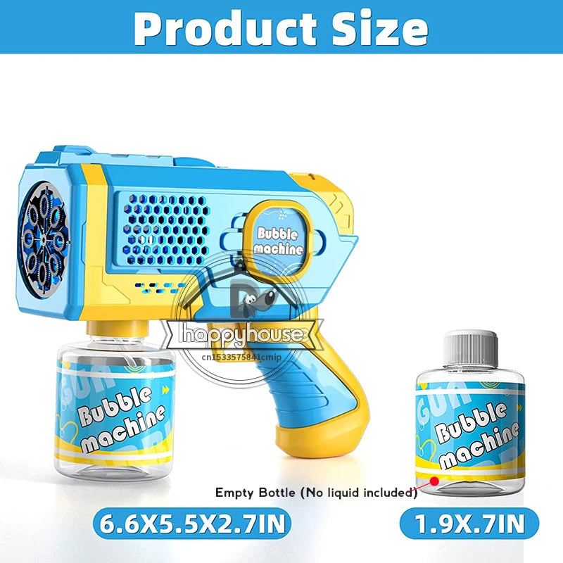 Astronaut Automa Bubble Machine for Kids Bubble Gun Rocket Launcher Bubble Blower Children Soap Bubble Maker Summer Outdoor Toys